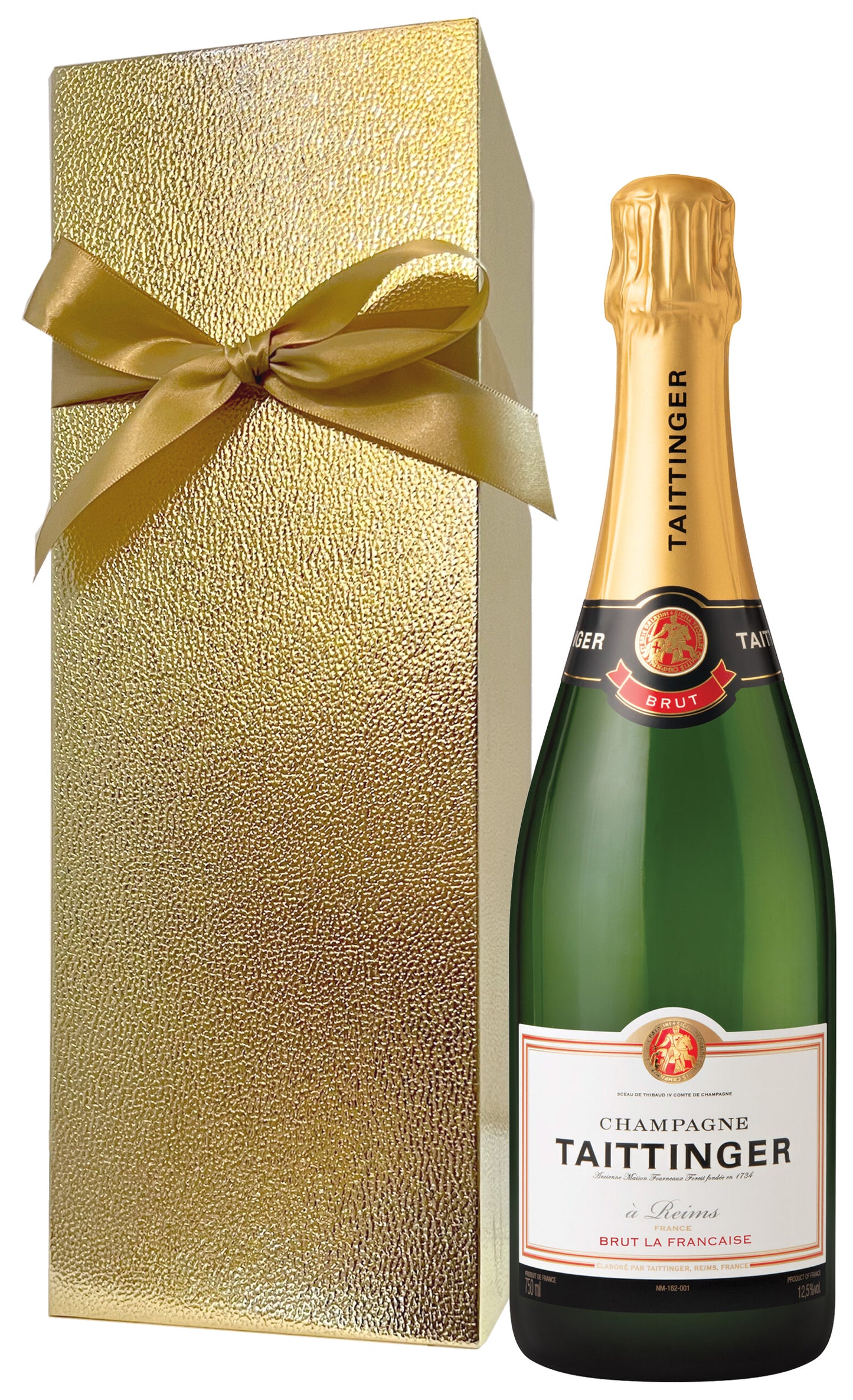 Taittinger Brut La Francaise with Gold Gift Box