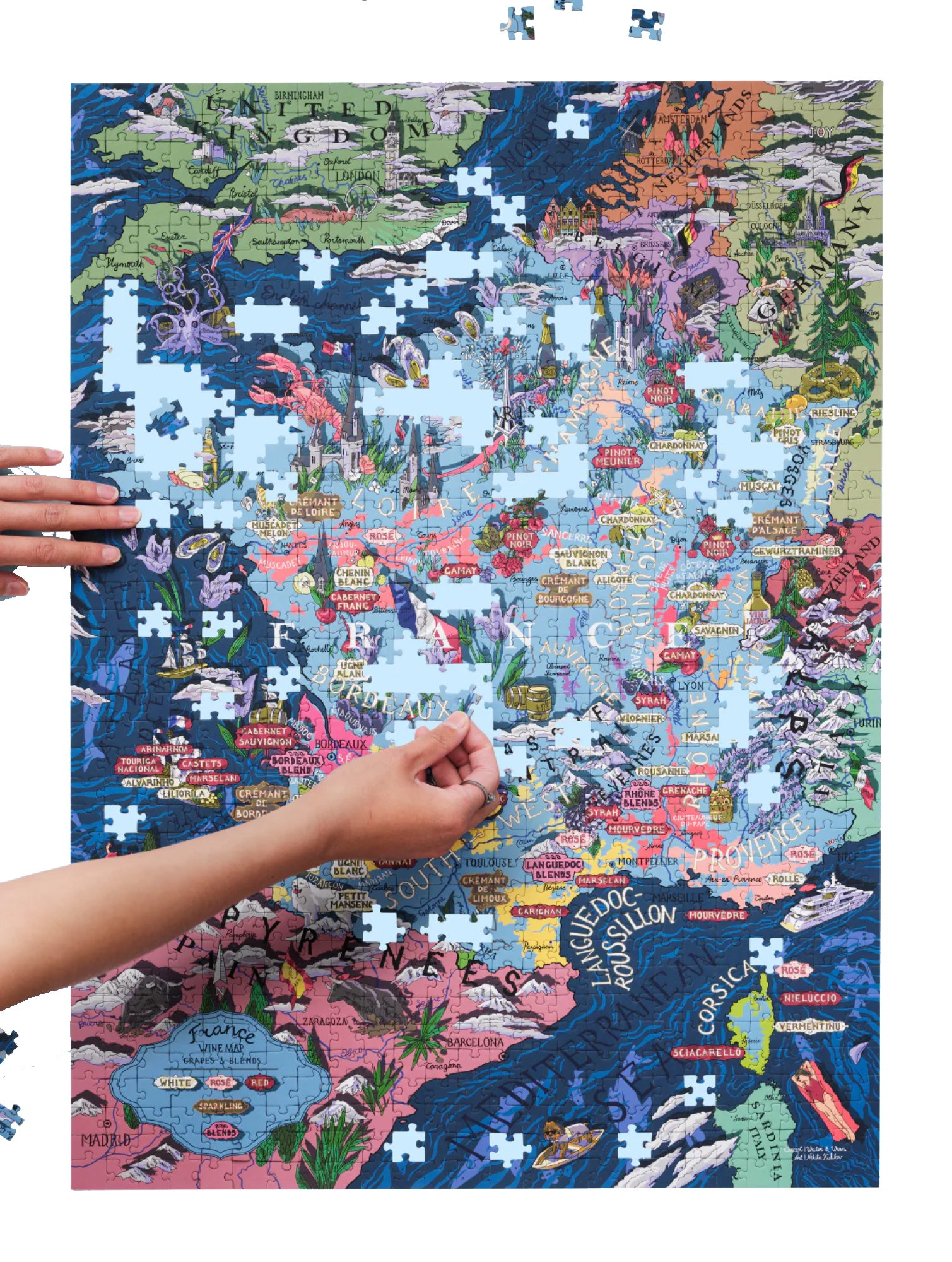 Wine Puzzle - France