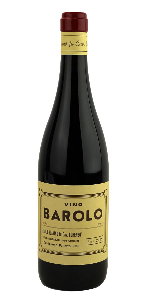 Paolo Scavino Barolo Riserva 2016  Front Bottle Shot