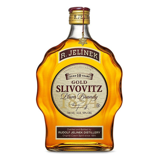 R. Jelinek 10 Years Kosher Gold Slivovitz Plum Brandy 700ml