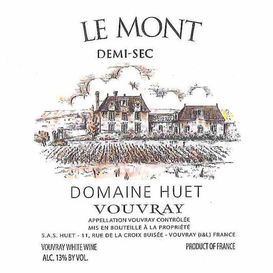Domaine Huet Le Mont Demi-Sec (375ML half-bottle) 2023