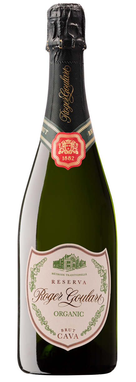 Roger Goulart Organic Cava Brut Reserva 2019  Front Bottle Shot