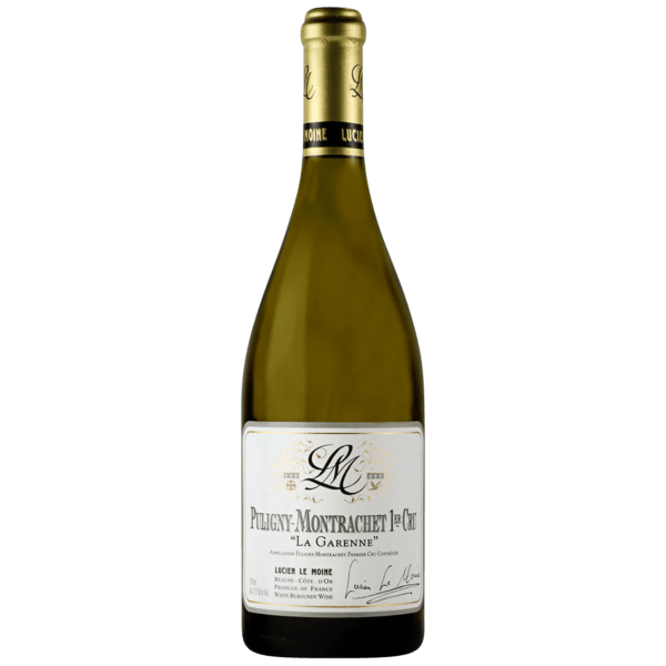 Lucien Le Moine Puligny-Montrachet La Garenne Premier Cru 2022  Front Bottle Shot