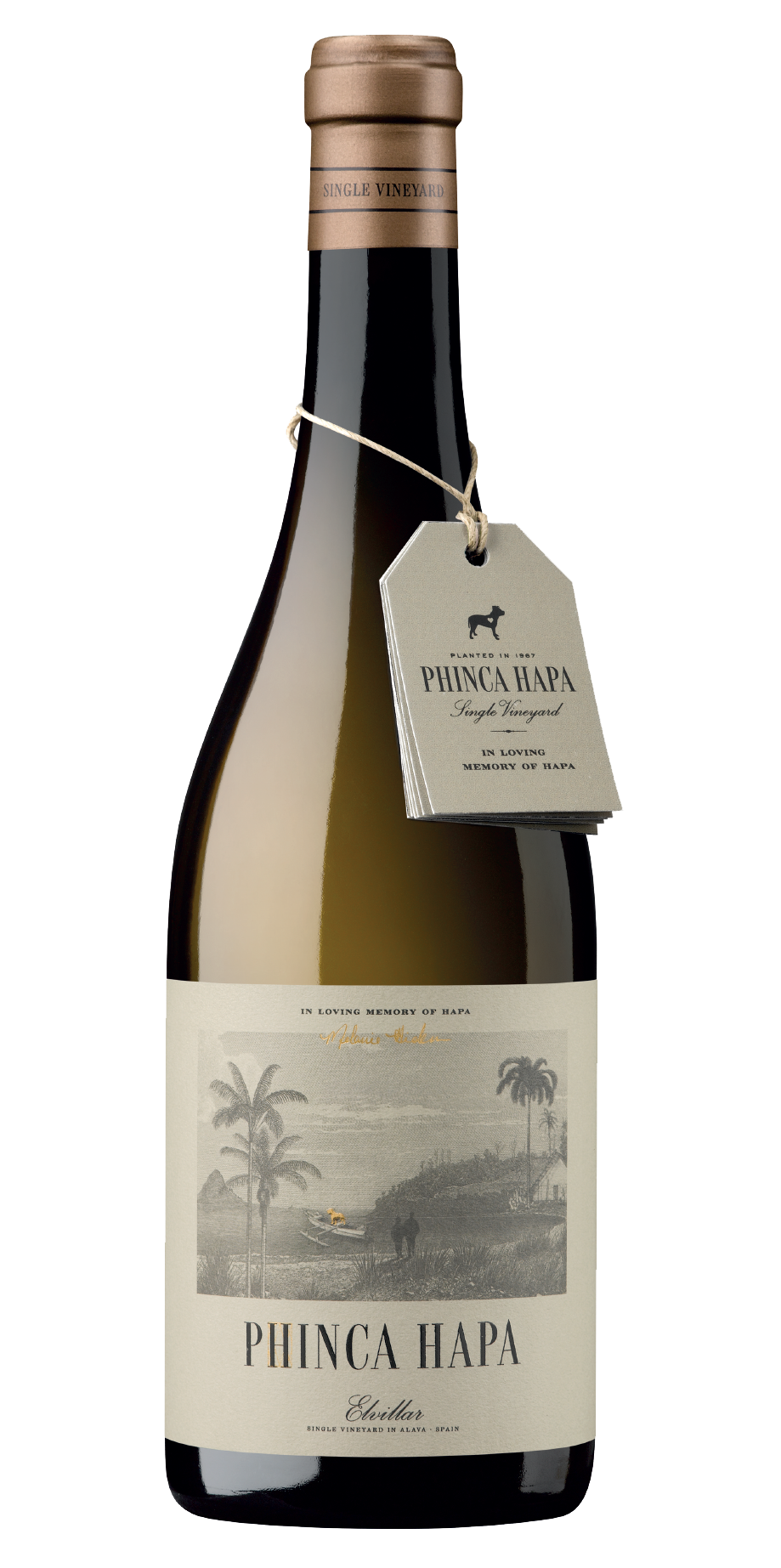 Bodegas Bhilar Phinca Hapa Blanco 2020  Front Bottle Shot
