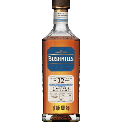 Bushmills Private Reserve 12 Year Old: Tequila Casks 2010 Vintage Irish Whiskey