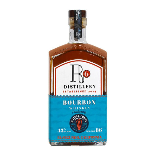 R6 Distillery Bottle Logic Brewing Bourbon Whiskey 750ml