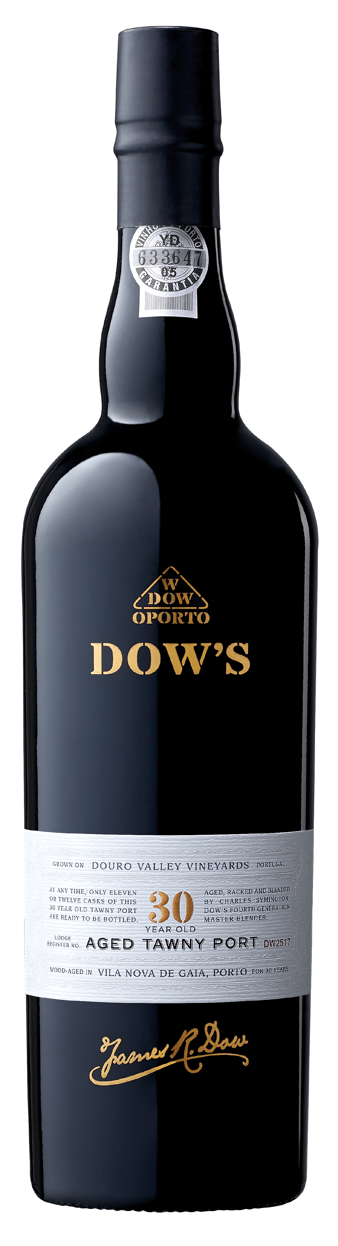 Dow's 30 Year Old Tawny Port  Front Bottle Shot