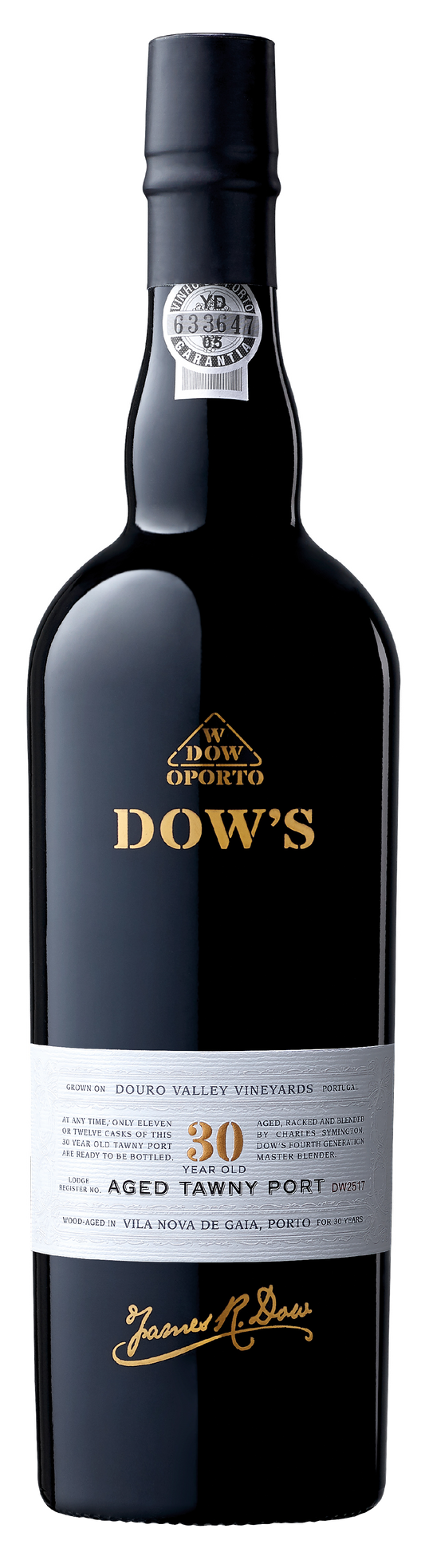 Dow's 30 Year Old Tawny Port  Front Bottle Shot