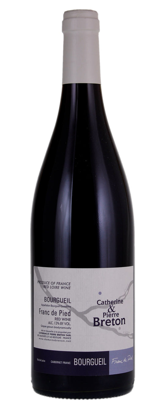 Catherine & Pierre Breton Franc de Pied 2022  Front Bottle Shot