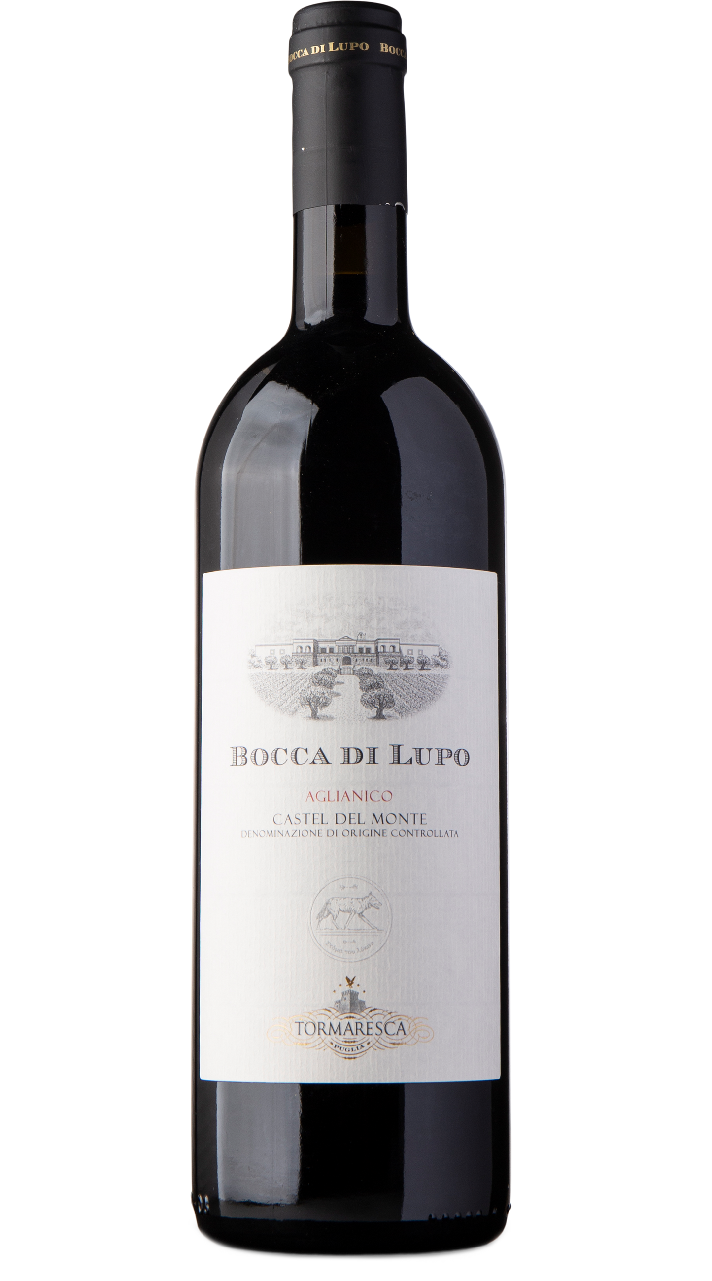 Bocca di Lupo Aglianico 2020  Front Bottle Shot