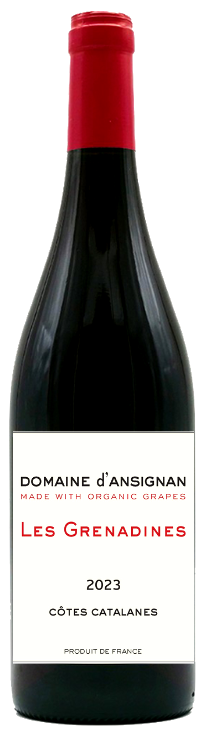 Domaine D'Ansignan Les Grenadines 2023  Front Bottle Shot
