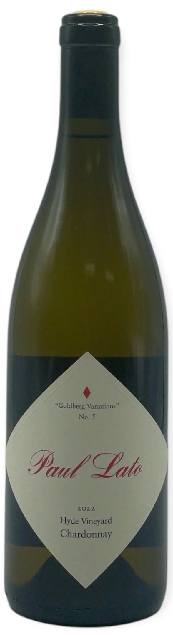 Paul Lato Goldberg Variations No. 5 Hyde Vineyard Chardonnay 2022  Front Bottle Shot
