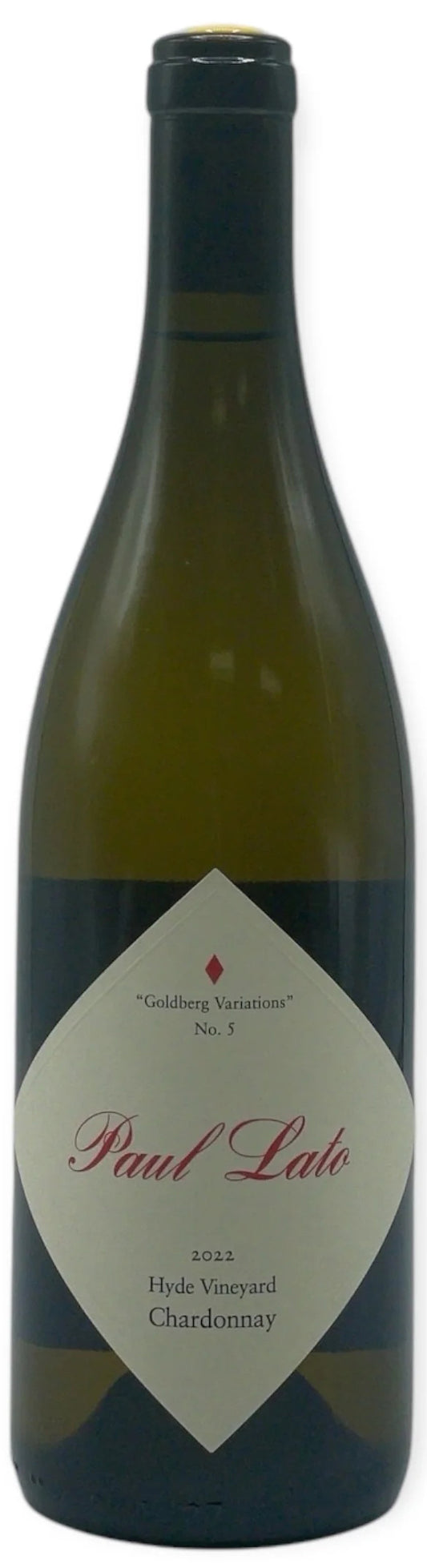 Paul Lato Goldberg Variations No. 5 Hyde Vineyard Chardonnay 2022  Front Bottle Shot