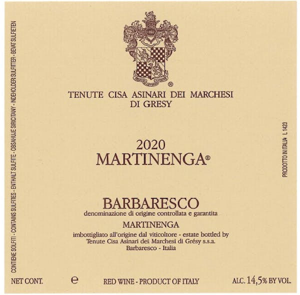 Marchesi di Gresy Barbaresco Martinenga (375ML half-bottle) 2020