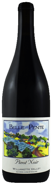 Belle Pente Willamette Valley Pinot Noir 2021  Front Bottle Shot
