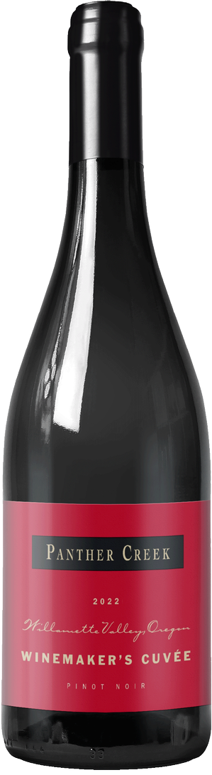 Panther Creek Winemaker's Cuvee Pinot Noir 2022  Front Bottle Shot