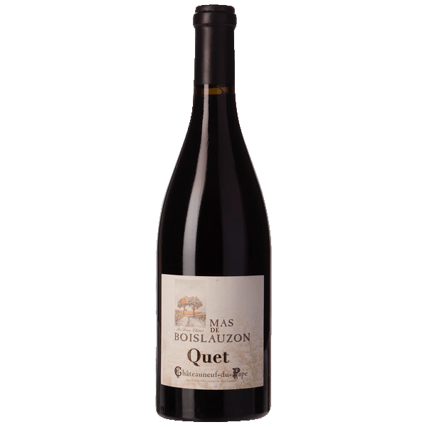 Mas de Boislauzon Chateauneuf-du-Pape Cuvee du Quet 2019  Front Bottle Shot