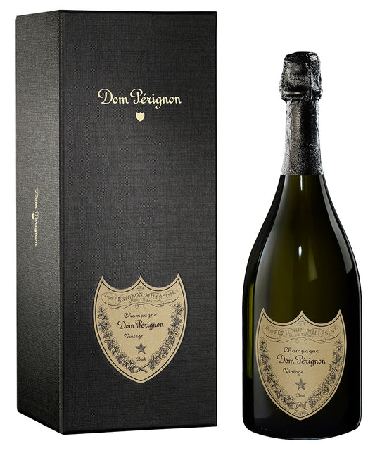 Dom Perignon Vintage with Gift Box 2015  Front Bottle Shot