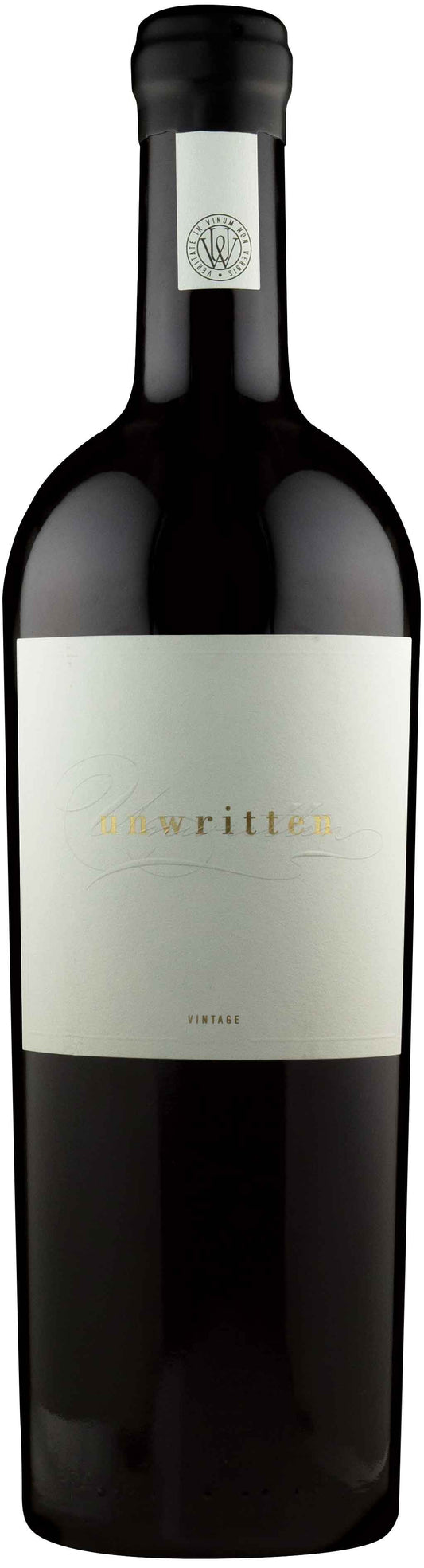 Unwritten Cabernet Sauvignon 2021  Front Bottle Shot