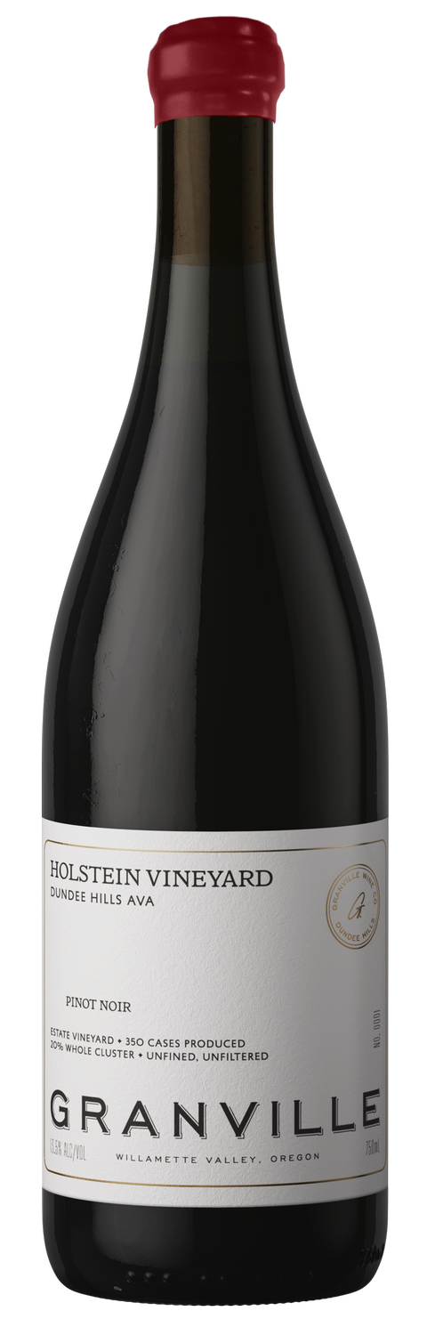 Granville Holstein Vineyard Pinot Noir 2022  Front Bottle Shot
