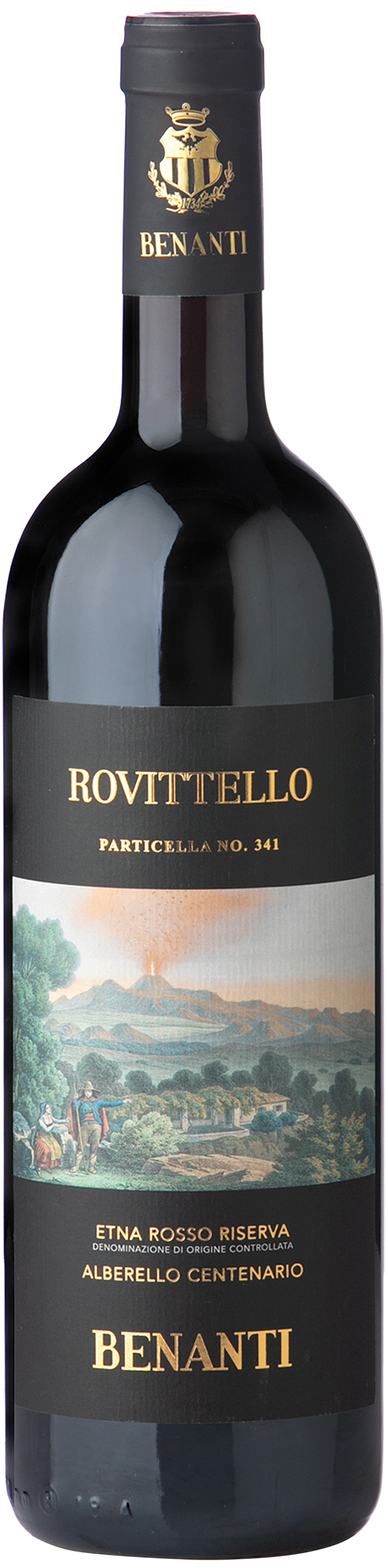 Benanti Rovittello Etna Rosso 2018  Front Bottle Shot