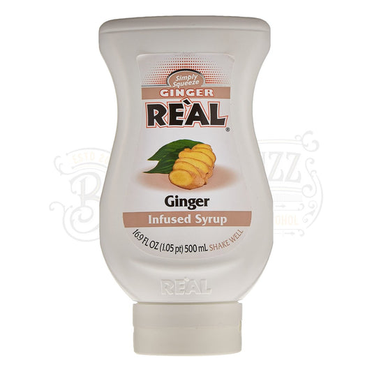 ReÃ l Cocktail Ingredients Ginger Infused Syrup 500 ml