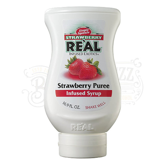 ReÃ l Cocktail Ingredients Strawberry PurÃ©e Infused Syrup 500 ml