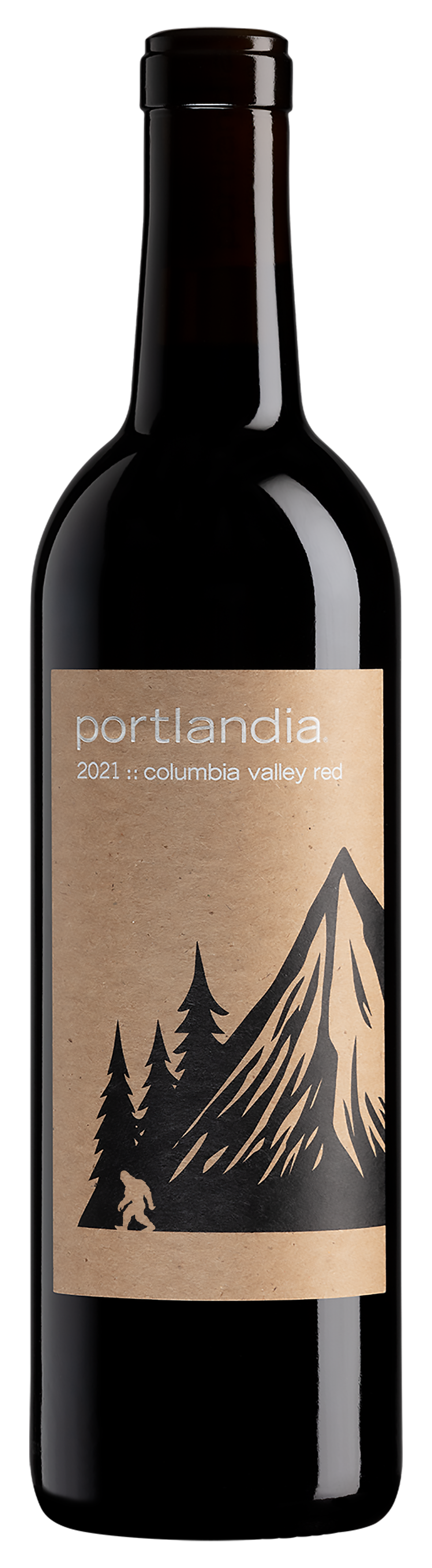 Portlandia Winery Columbia Valley Red Blend 2021  Front Bottle Shot