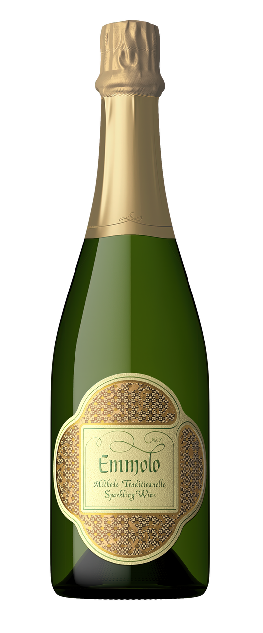 Emmolo Methode Traditionelle Sparkling Wine No. 7  Front Bottle Shot