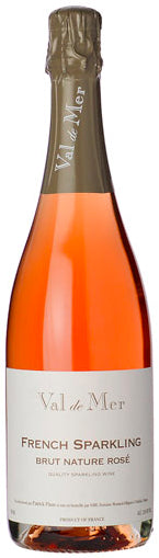 Val de Mer by Patrick Piuze Brut Nature Rose Front Bottle Shot