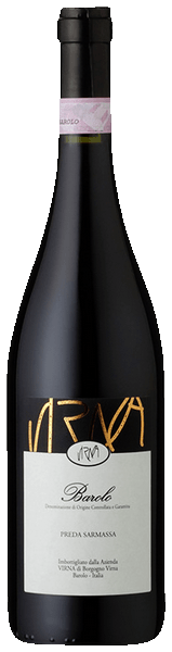 Virna Borgogno Barolo Sarmassa 2018  Front Bottle Shot