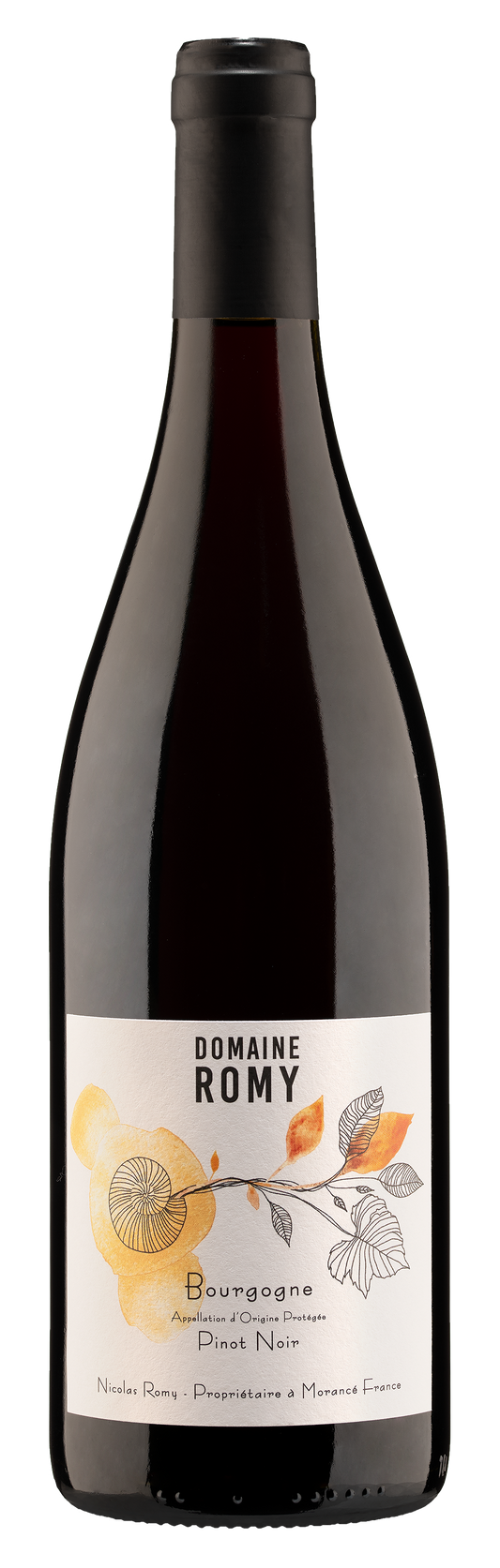 Domaine Romy Bourgogne Pinot Noir 2021  Front Bottle Shot