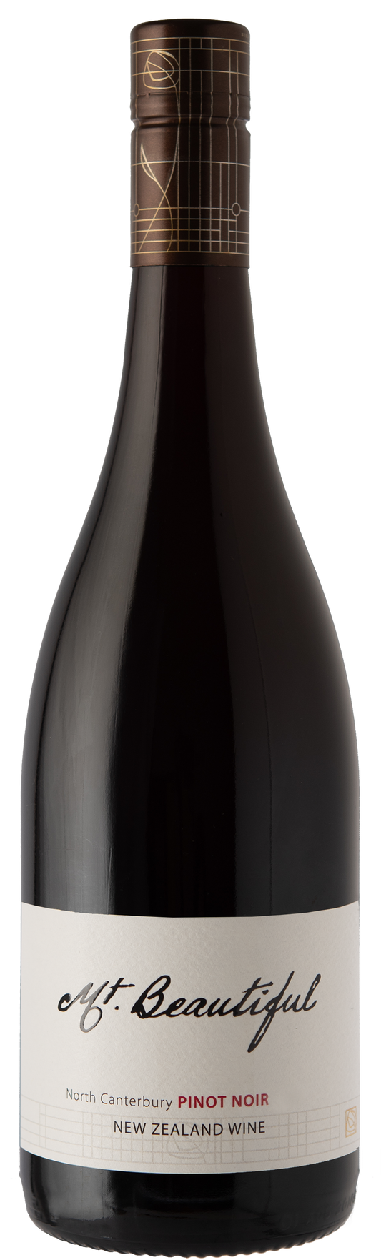 Mt. Beautiful Pinot Noir 2019  Front Bottle Shot