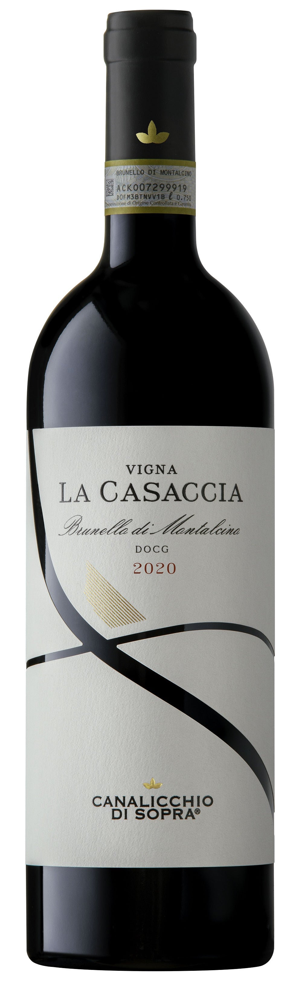 Canalicchio di Sopra Brunello di Montalcino La Casaccia 2020  Front Bottle Shot