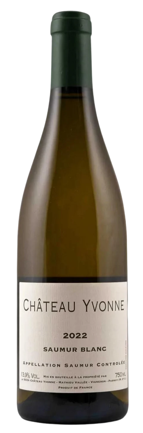 Chateau Yvonne Saumur Blanc 2022  Front Bottle Shot