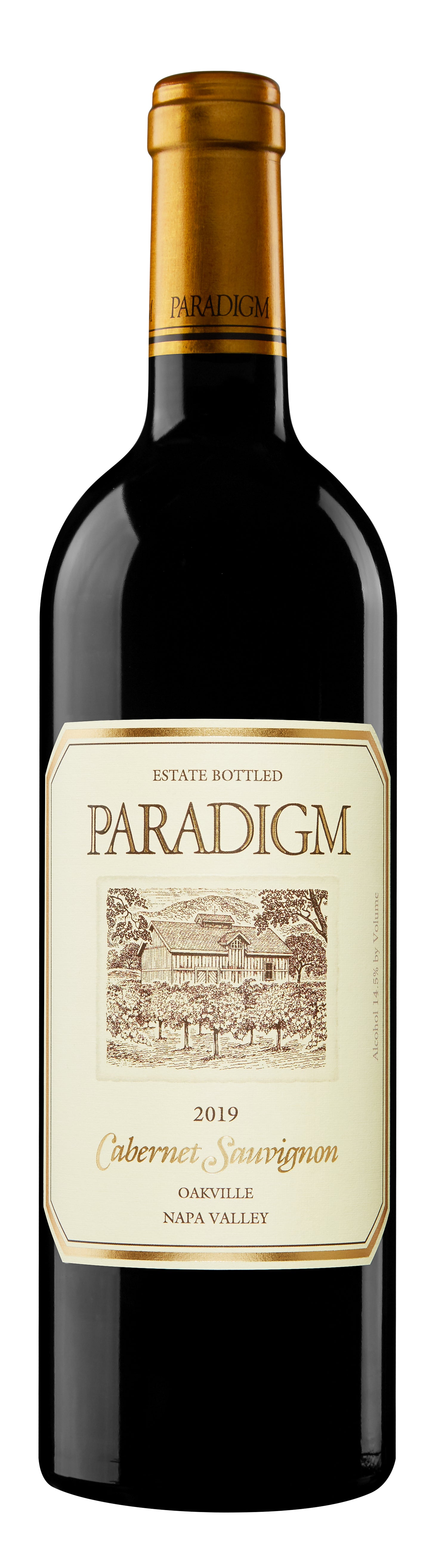 Paradigm Cabernet Sauvignon 2019  Front Bottle Shot