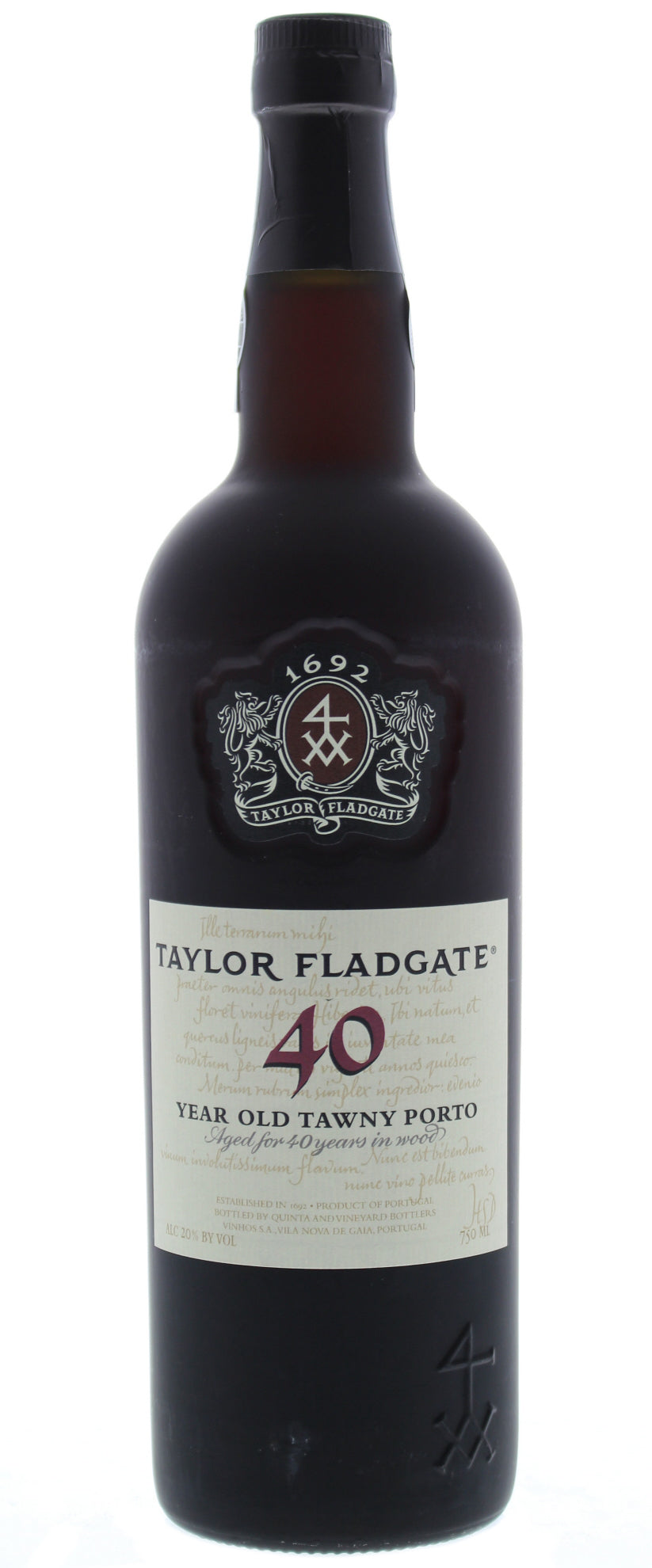 Taylor Fladgate 40 Year Old Tawny  Front Bottle Shot