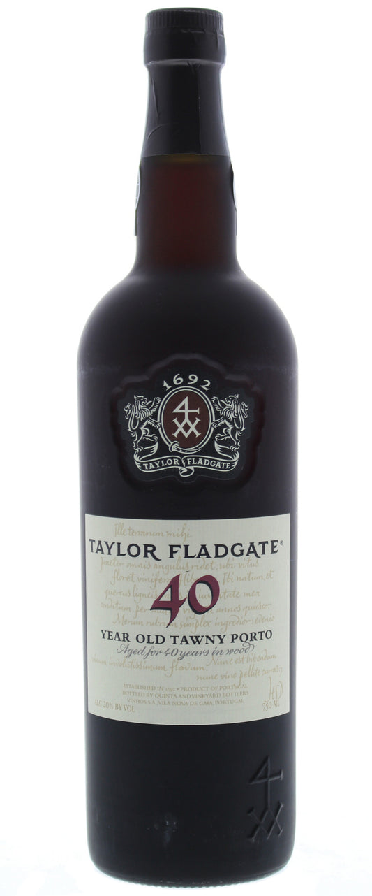 Taylor Fladgate 40 Year Old Tawny  Front Bottle Shot