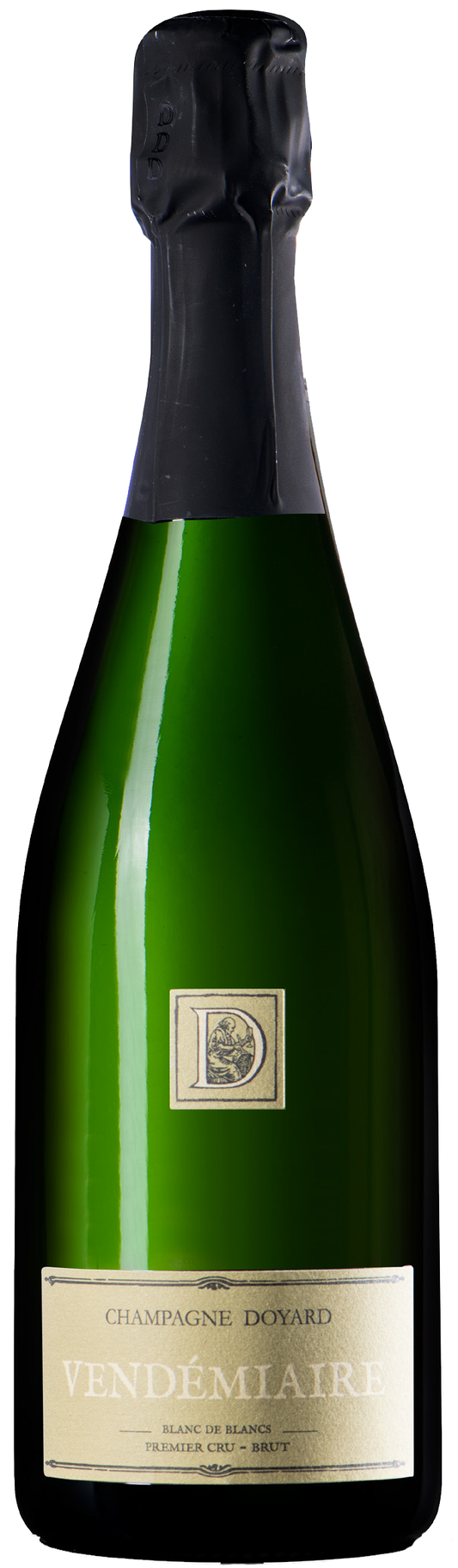 Champagne Doyard Vendemiaire Blanc de Blancs Brut Premier Cru  Front Bottle Shot