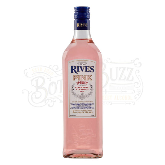 Rives Pink Spanish Distilled Strawberry Flavored Gin