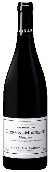 Vincent Girardin Chassagne-Montrachet Morgeot Premier Cru 2021  Front Bottle Shot