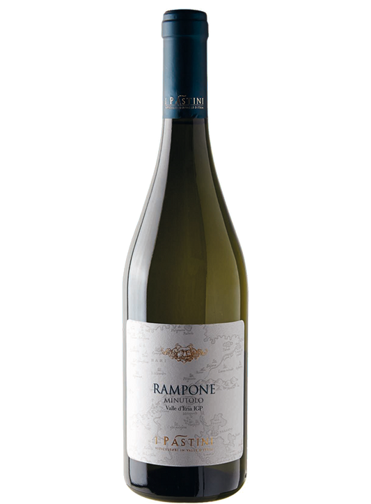 I Pastini Valle d'Itria Rampone Bianco 2023  Front Bottle Shot