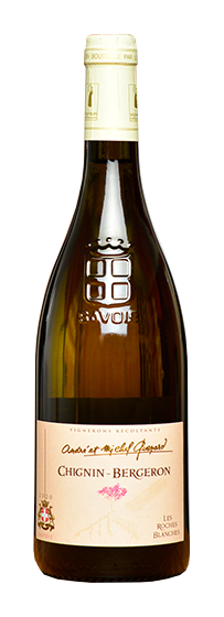 Andre & Michel Quenard Chignin-Bergeron Les Roches Blanches 2023  Front Bottle Shot
