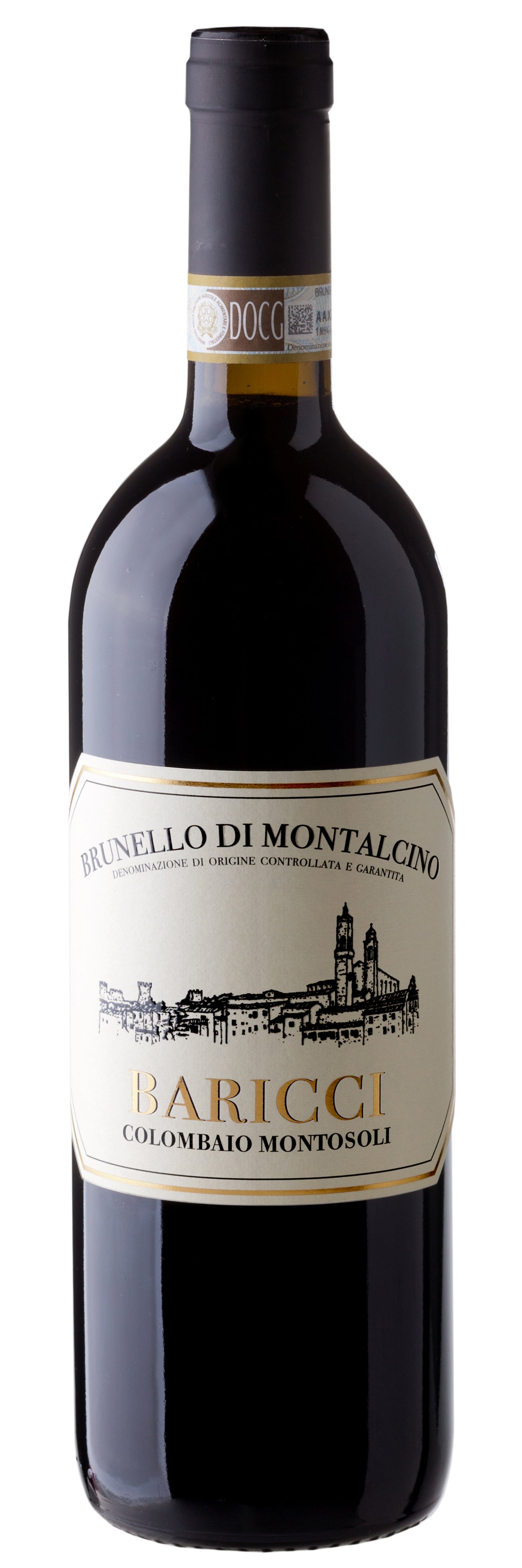 Baricci Montosoli Brunello di Montalcino 2018  Front Bottle Shot