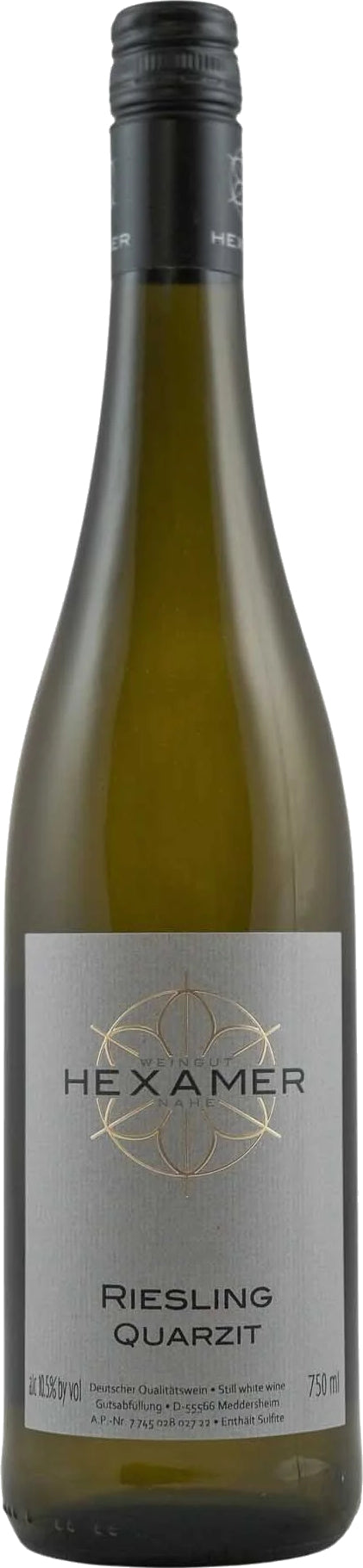 Hexamer Nahe Riesling Quarzit 2023  Front Bottle Shot