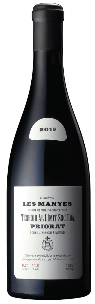 Terroir Al Limit Les Manyes 2019  Front Bottle Shot