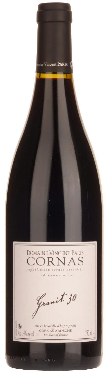 Vincent Paris Cornas Granit 30 2022  Front Bottle Shot