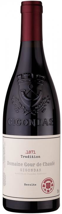 Domaine du Gour de Chaule Gigondas Cuvee Tradition 2021  Front Bottle Shot