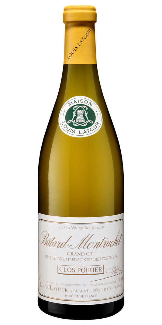 Louis Latour Batard-Montrachet Clos Poirier Grand Cru 2019  Front Bottle Shot