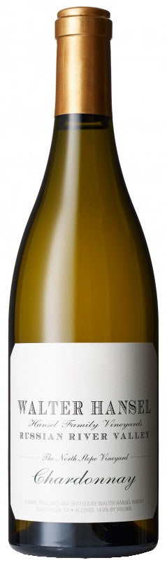 Walter Hansel The North Slope Vineyard Chardonnay 2022  Front Bottle Shot
